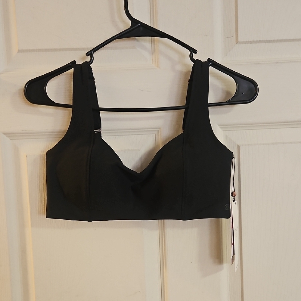 CALIA Women’s Sleek Sculpt Bikini High Support Swim Top: BLACK: NEW WITH TAGS:XS
